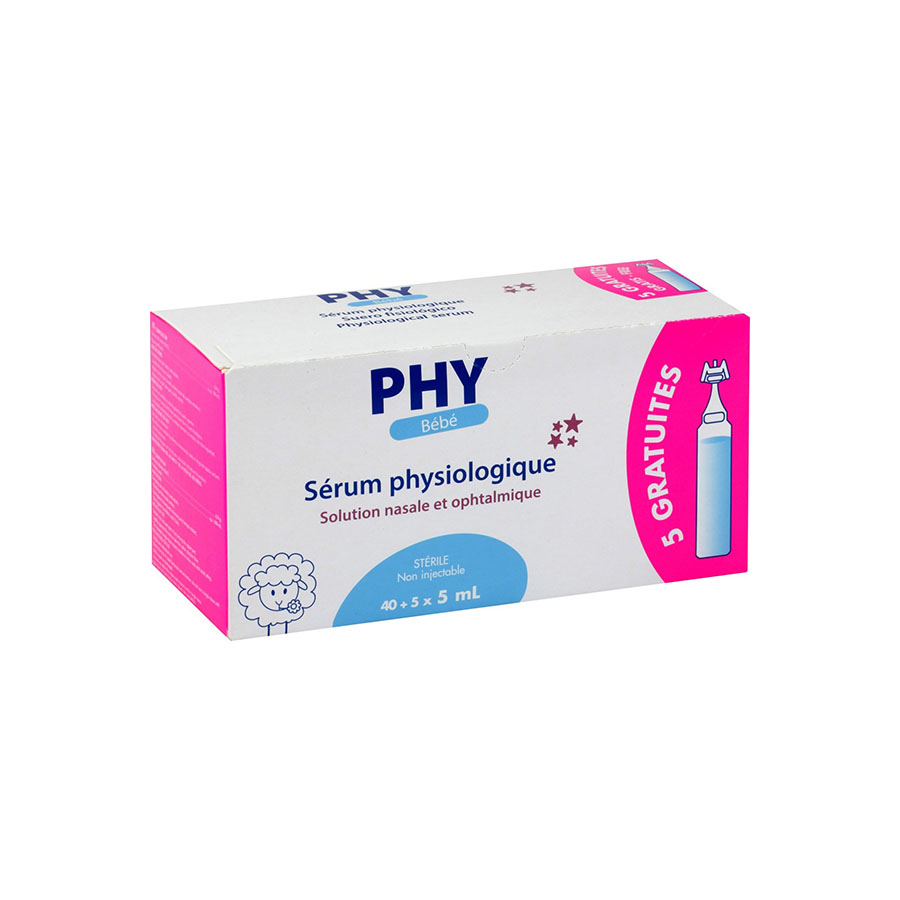 sérum physiologique PHY40*5ml