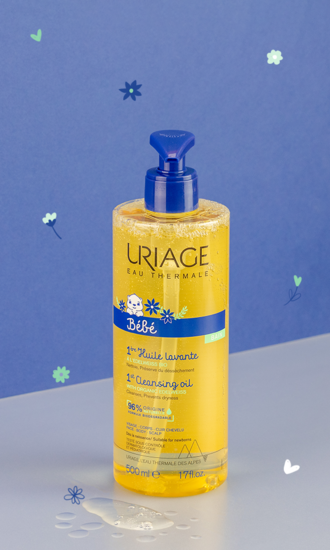 URIAGE,1ère HUILE LAVANTE Huile nettoyante protectrice